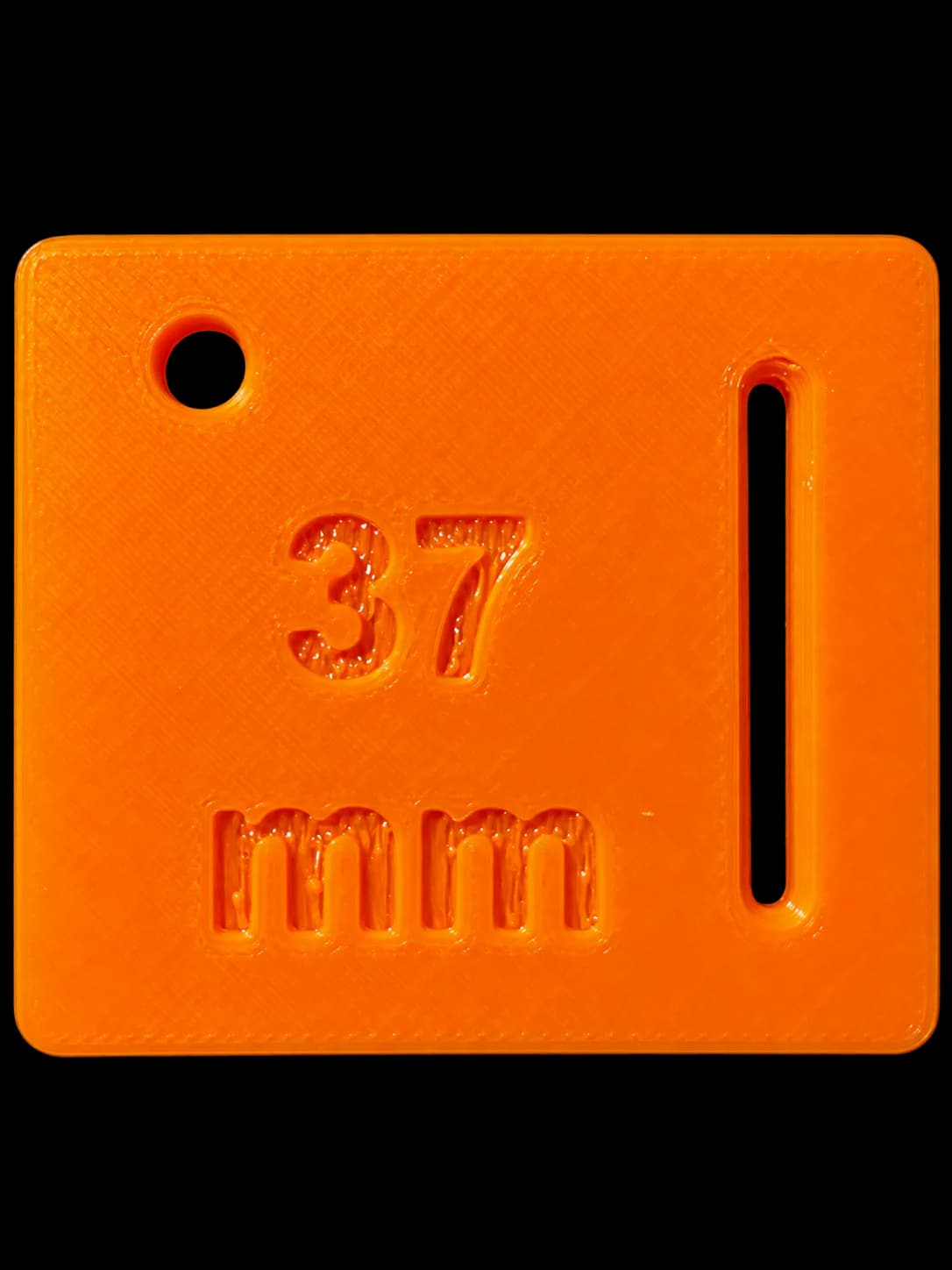 37-mm-Anreißlehre mit Anschlagkante - fertiges 3D-Druck-Produkt